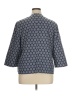 Chico's Polka Dots Blue Blazer Size XL (3) - photo 2