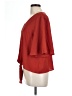 Lush Red Short Sleeve Blouse Size L - photo 5