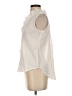 Dylan 100% Cotton Ivory Sleeveless Button-Down Shirt Size XS - photo 5