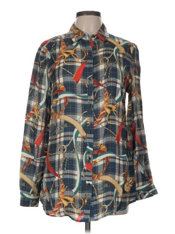 J. McLaughlin Long Sleeve Button-Down Shirt (view 1)