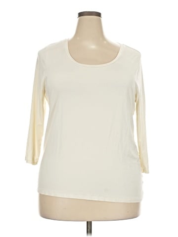 Talbots 3/4 Sleeve T-Shirt (view 1)