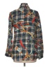 J. McLaughlin Print Blue Long Sleeve Button-Down Shirt Size M - photo 2