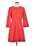 J.Crew Solid Red Casual Dress Size 6 - photo 1