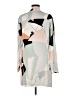 Reiss 100% Polyester Graphic Gray Casual Dress Size 8 - photo 2