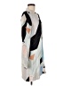 Reiss 100% Polyester Graphic Gray Casual Dress Size 8 - photo 4