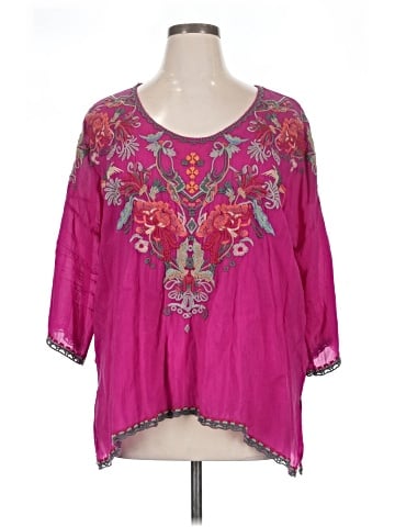Johnny Was 3/4 Sleeve Blouse (view 1)