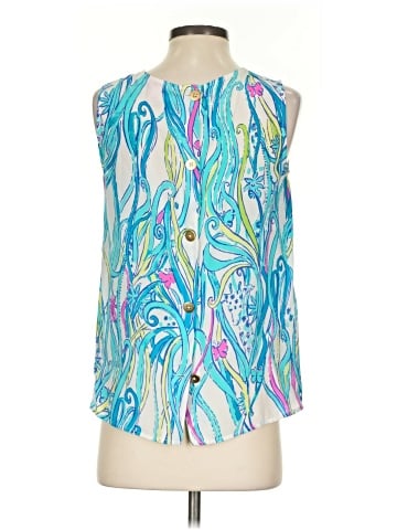 Lilly Pulitzer Sleeveless Silk Top (view 2)