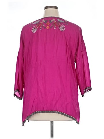 Johnny Was 3/4 Sleeve Blouse (view 2)