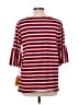 Ruby Rd. Burgundy 3/4 Sleeve Top Size L - photo 2