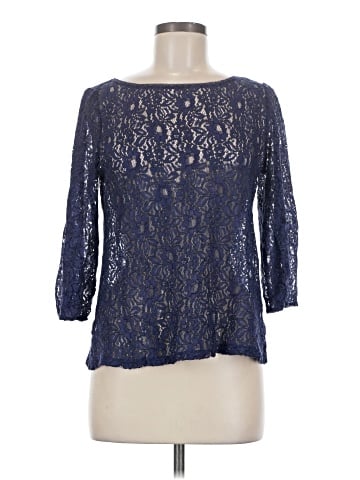 Ann Taylor LOFT 3/4 Sleeve T-Shirt (view 1)