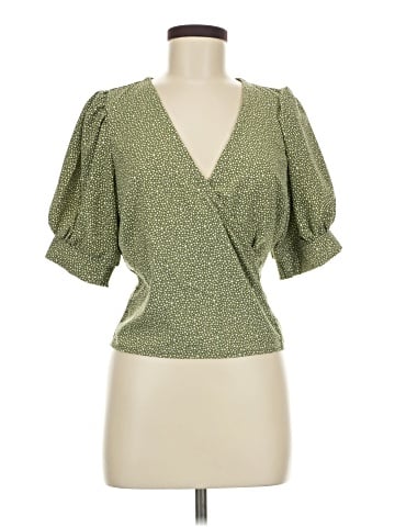Abercrombie & Fitch Short Sleeve Blouse (view 1)