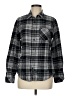 Pendleton 100% Cotton Plaid Gray Long Sleeve Button-Down Shirt Size M - photo 1