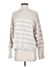 American Eagle Outfitters Stripes Silver Pullover Sweater Size XS - photo 1