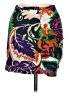BA&SH Print Green Casual Skirt Size Med (2) - photo 1