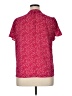 Lush 100% Polyester Burgundy Short Sleeve Blouse Size XL - photo 2