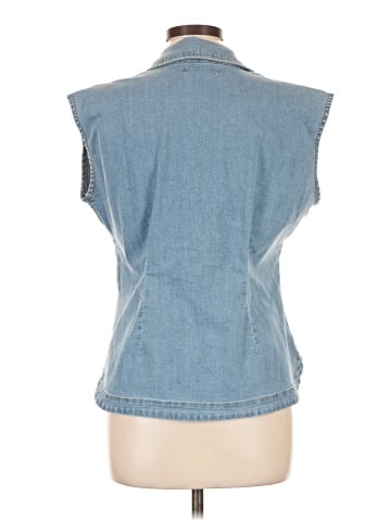 Boston Proper Denim Vest (view 2)