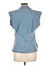 Boston Proper Blue Denim Vest Size L - photo 2