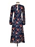 I. Madeline 100% Polyester Paisley Blue Casual Dress Size XS - photo 2