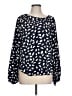 Umgee 100% Polyester Blue Long Sleeve Blouse Size L - photo 1