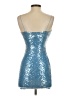 B. Darlin Metallic Blue Cocktail Dress Size 0 - photo 2