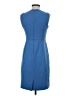 J.Crew Solid Blue Cocktail Dress Size 4 (petite) - photo 2
