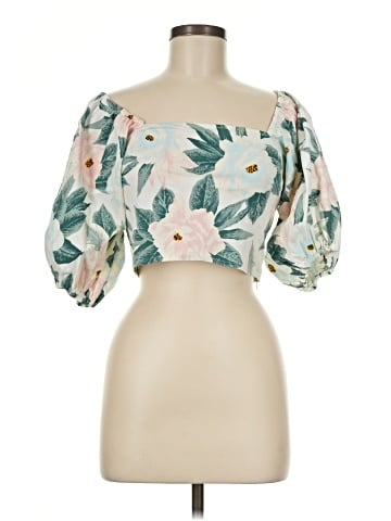 Billabong X The Salty Blonde 3/4 Sleeve Blouse (view 1)