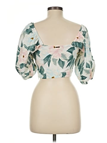 Billabong X The Salty Blonde 3/4 Sleeve Blouse (view 2)