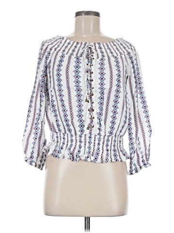 Moon River 3/4 Sleeve Blouse (view 1)