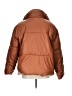 NVLT 100% Polyurethane Solid Brown Jacket Size L - photo 2