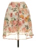 Audrey 3+1 100% Polyester Floral Ivory Casual Skirt Size M - photo 1
