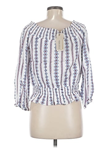 Moon River 3/4 Sleeve Blouse (view 2)
