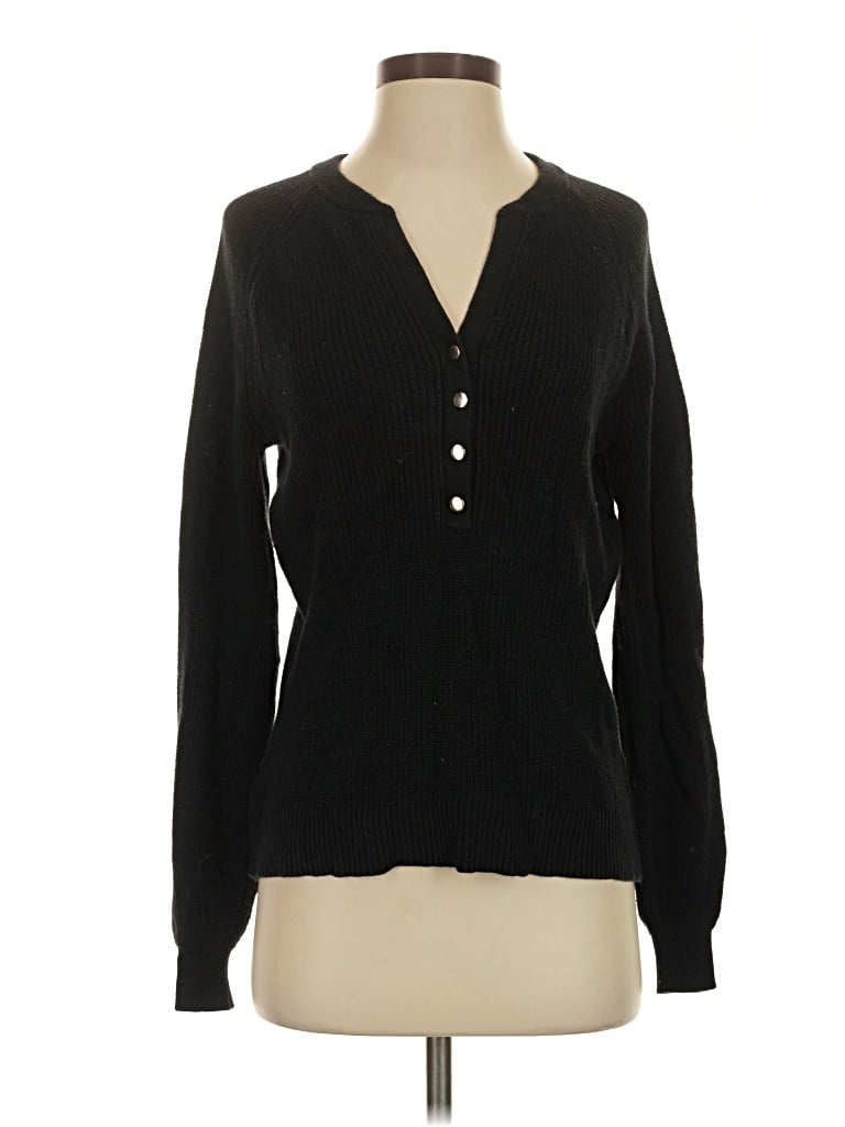Pre-owned Ann Taylor Loft Cardigan Sweater In Black