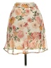 Audrey 3+1 100% Polyester Floral Ivory Casual Skirt Size M - photo 2