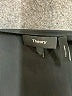 Theory 100% Silk Solid Black Casual Dress Size L - photo 7