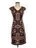 Wisp Paisley Brown Cocktail Dress Size 2 - photo 1