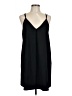 Alice + Olivia 100% Polyester Solid Black Casual Dress Size L - photo 1