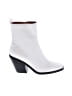 Beast Fashion White Ankle Boots Size 7 1/2 - photo 1