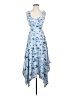 Derek Heart Paisley Blue Cocktail Dress Size S - photo 1