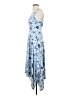 Derek Heart Paisley Blue Cocktail Dress Size S - photo 5