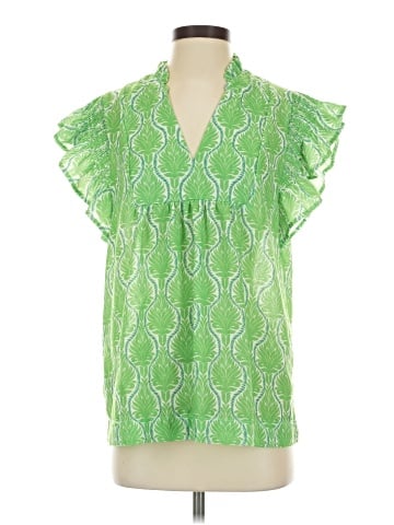 Umgee Short Sleeve Blouse (view 1)