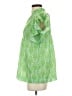 Umgee 100% Polyester Green Short Sleeve Blouse Size S - photo 5
