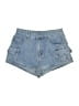 Shein Blue Denim Shorts Size 30 waist - photo 1