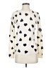 Equipment 100% Cashmere Hearts Ivory Cashmere Pullover Sweater Size XS - photo 1