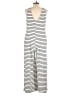 DAZY Stripes Ivory Jumpsuit Size XL - photo 2