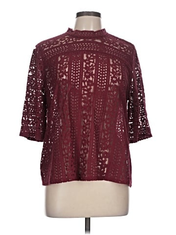 Ann Taylor LOFT 3/4 Sleeve Blouse (view 1)