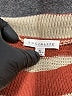 Socialite Stripes Brown Turtleneck Sweater Size XL - photo 7