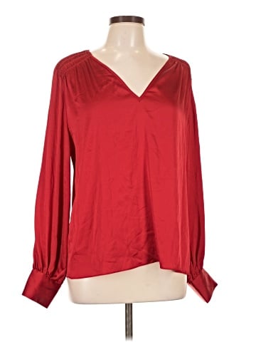 White House Black Market Long Sleeve Blouse (view 1)