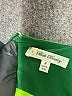 Beth Bowley 100% Silk Argyle Color Block Green Cocktail Dress Size 8 - photo 7
