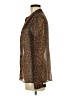 MICHAEL Michael Kors 100% Polyester Animal Print Brown Long Sleeve Blouse Size 8 - photo 5