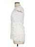 Ella Moss 100% Cotton Ivory Short Sleeve Blouse Size 12 - photo 5